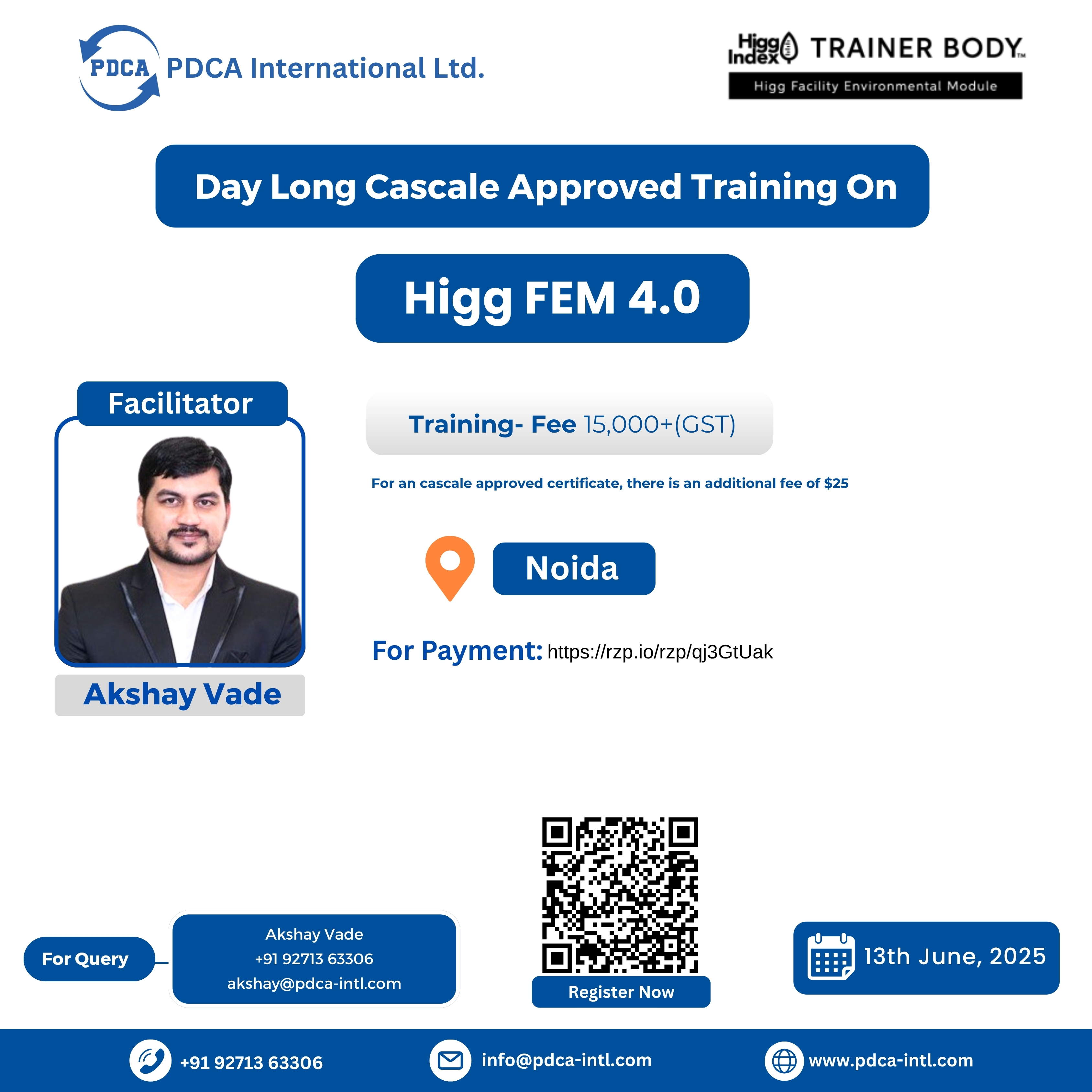 Day Long Training on Higg FEM 4.0
